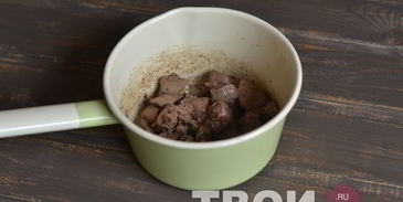 куриная печень в сметане