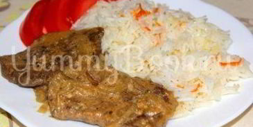 нежная печень в сметане