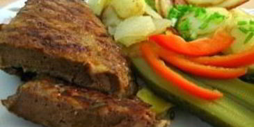 отбивные из печени