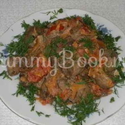 Печень куриная жареная