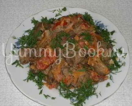 Печень куриная жареная