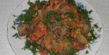 печень куриная жареная