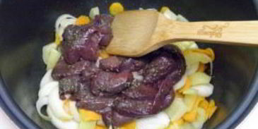 печень по-домашнему