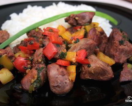 Печень по-японски