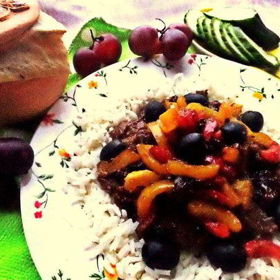 Печень с луковым конфитюром