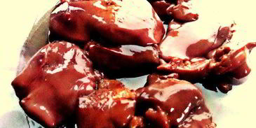 печень с луковым конфитюром