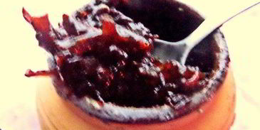 печень с луковым конфитюром