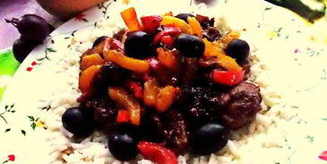 печень с луковым конфитюром