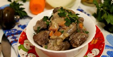 печень с морковью и сметаной