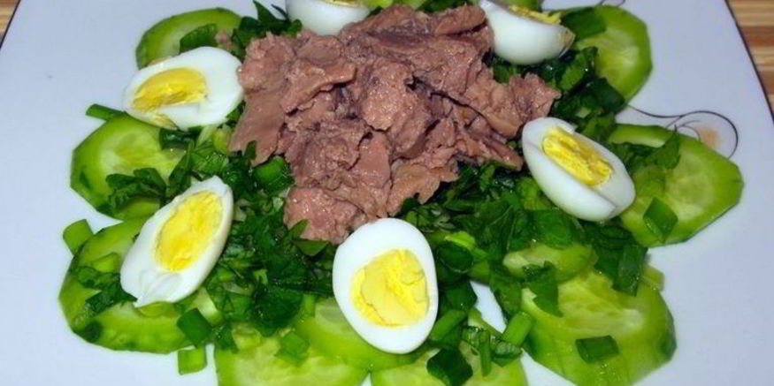 Рецепт печени трески с яйцом