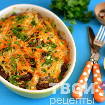 Печень в духовке