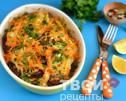 Печень в духовке