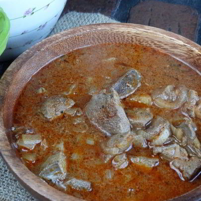 Печень в соусе