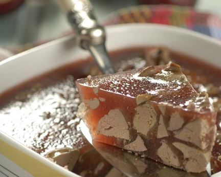 Печенка индейки в сливовой заливке