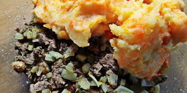 печенка под овощной шубкой