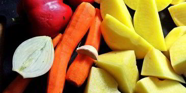 печенка под овощной шубкой