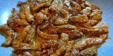 печенка в пикантном соусе
