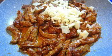 печенка в пикантном соусе