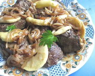 Телячья печень по-берлински