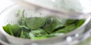 телячья печень со шпинатом