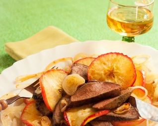 Телячья печенка по-берлински