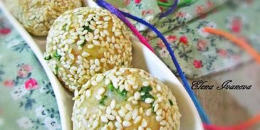 закусочные шарики с печенью трески