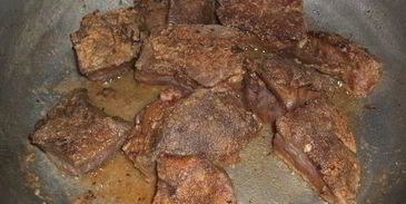 жареная печень