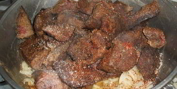 жареная печень