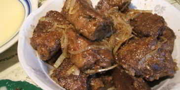 жареная печень