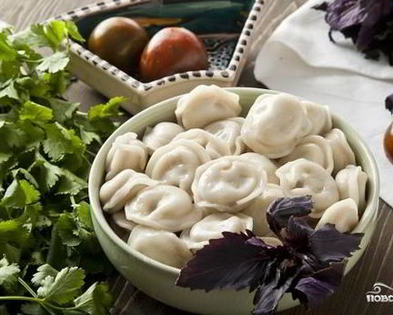 Диетические пельмени с индейкой