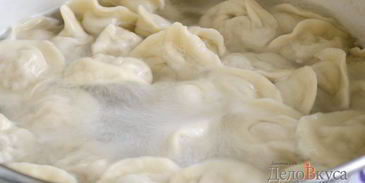 домашние пельмени с мясом