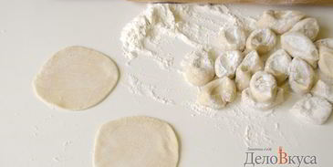 домашние пельмени с мясом