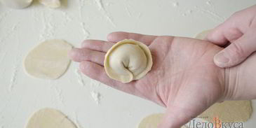 домашние пельмени с мясом