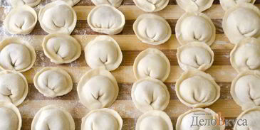 домашние пельмени с мясом