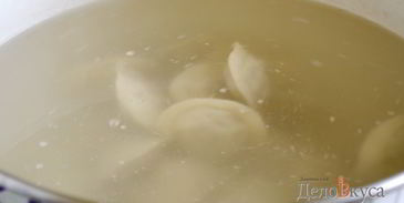 домашние пельмени с мясом