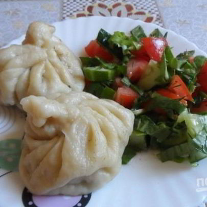 Хинкали на пару