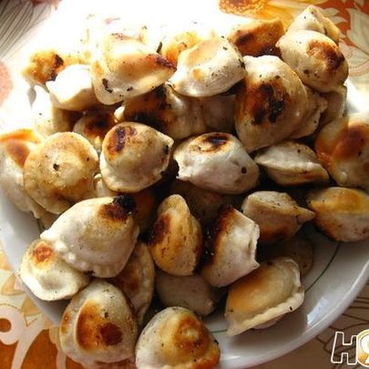 Хрустящие пельмени