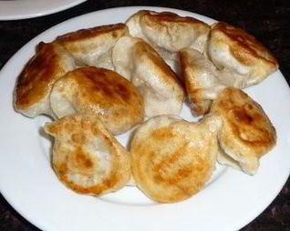 Китайские пельмени золотые монеты жареные