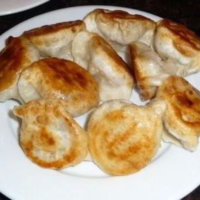 Китайские пельмени золотые монеты жареные