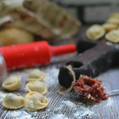 Пельмени из заварного теста