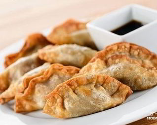 Пельмени с креветками