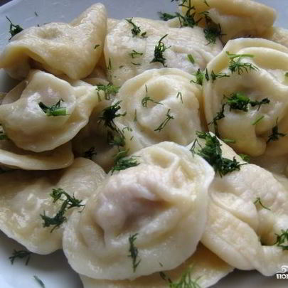 Пельмени с уксусом