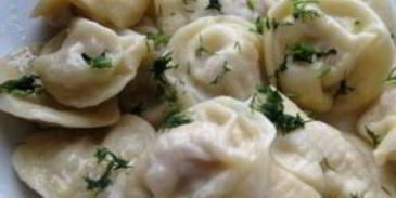 пельмени с уксусом