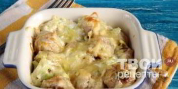 пельмени, запеченные со сметаной и сыром