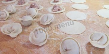 свиные пельмени из свинины