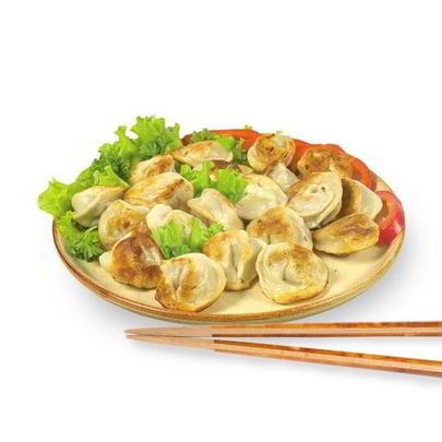 Японские пельмени с яйцом