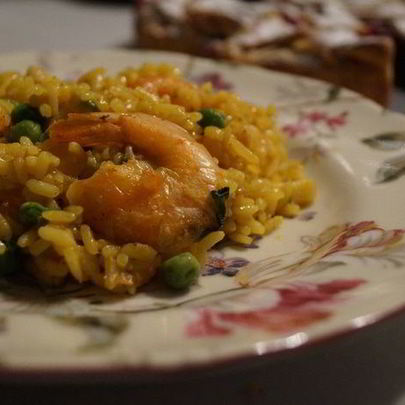 Классическая паэлья с морепродуктами