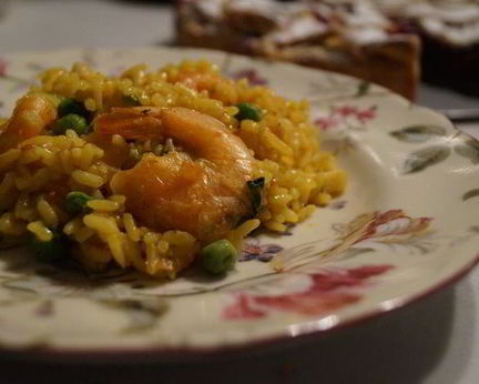 Классическая паэлья с морепродуктами