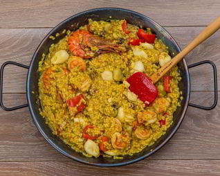 Паэлья с морепродуктами