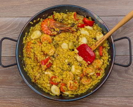 Паэлья с морепродуктами